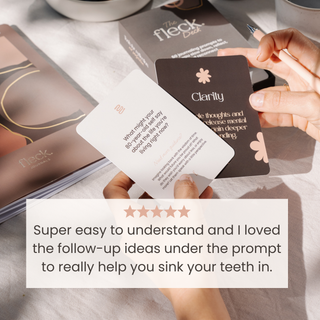 The Fleck Set • Journaling Starter Kit with Prompt Cards & B5 Notebook | Best Value