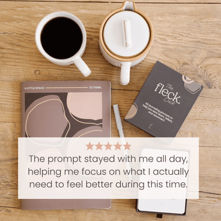 The Fleck Deck • 50 Journaling Prompt Cards for Self‑Discovery, Clarity & Calm